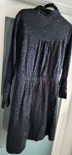 FRENCH CONNECTION black lace shirt dress Sz 8 UK - Bnwt Rrp 110