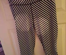 Puma black&white dry cell knee length leggings for women size M UK10/12 EU38/40 Postage included