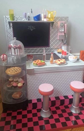 Our Generation American Diner with Doll, Food and Accessories