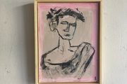 Original Painting Irish  Figurative Roman Statue Painting Original Art contemporary Irish art