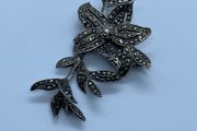 vintage marcasite brooch