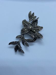 vintage marcasite brooch