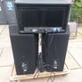Complete PA System - Inter-M Powered Mixer & Twin 12" Speakers. Image 4