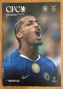 2025 Chelsea v Benfica - UEFA Champions League Programme