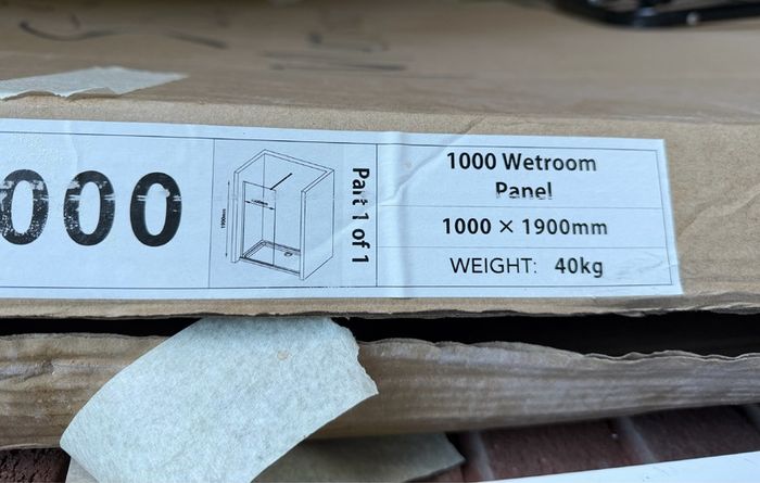 Wet Room/Shower Glass Panel