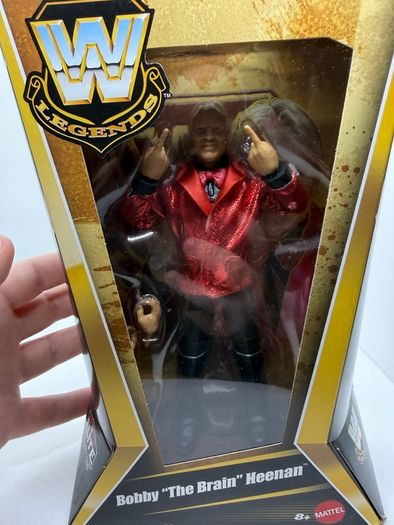 wwe elite legends series 29 Bobby The Brain Heenan action figure
