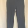 Navy Cropped Trousers Image 2