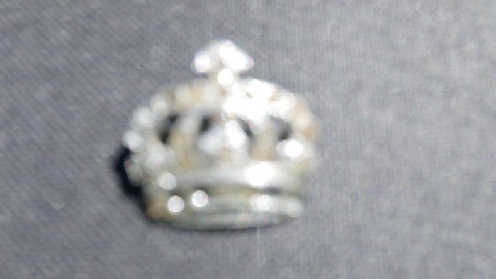 Vintage Crown Memorial Brooch