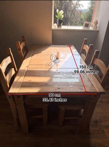 Solid Wood Dining Table Set