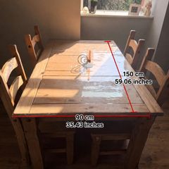 Solid Wood Dining Table Set