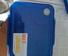 BNWT Multi Section Lunch box blue
