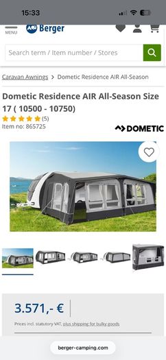 air awning caravan