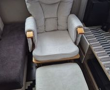 Rocking chair with footstool