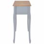 Dressing Console Table with 3 Drawers Grey Image 5