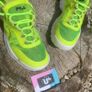 Designer FILA Disruptor 2 Neon White Image 2
