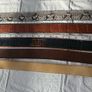 Belt for man : Lather and with Python skin, Alligator Skin Image 2