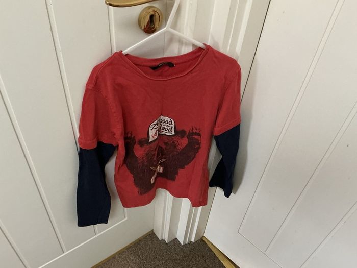 Orange T-shirt age 7/8