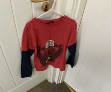 Orange T-shirt age 7/8