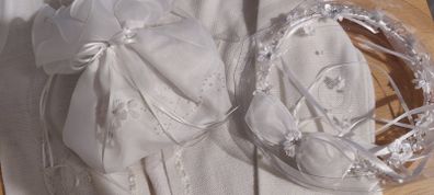 First Holy Communion Dress with Extras