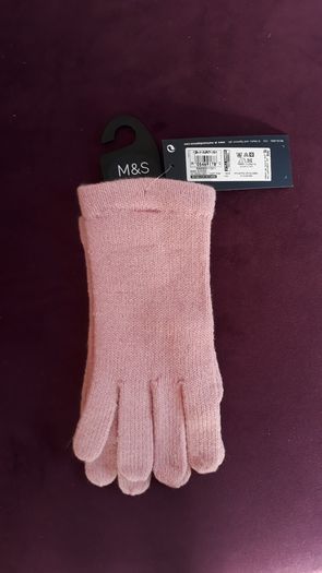 Gloves M&S pale pink/blush. Brand new