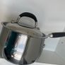PRESTIGE POT 20cm / 2.8 litre capacity. Silicone on lid & handle. Quality Sturdy Pot. Excellent used condition Image 3