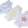 Fabric 3-Pack Nappies from Peterkin: Adjustable and reusable fabric dolls nappies Dolls & Accessories Age 18 Months (FREE POSTAGE) Image 2