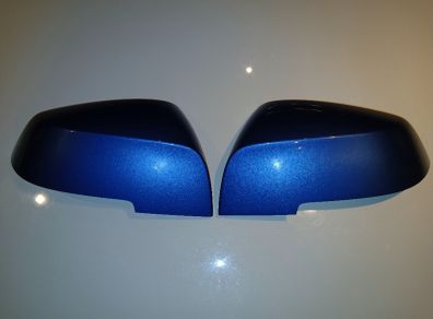 BMW estoril blue mirror caps/covers