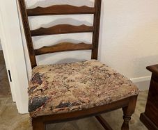 Vintage 3 chairs + 1 armchair