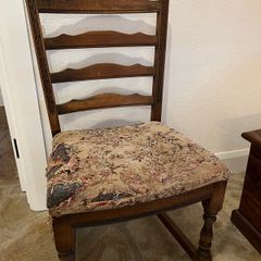 Vintage 3 chairs + 1 armchair