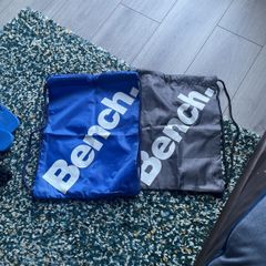 Two Bench Drawstring Bags