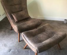 Armchair & Matching Footstool