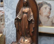 Vintage Madonna Wall Plaque