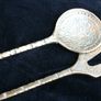 Vintage Decorative Bras Spoon and Fork Image 6