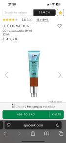 It cosmetics cc cream
