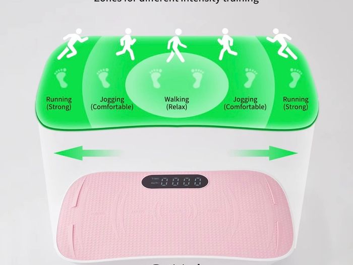 GetMod Smart Vibration Plate Treadmill Exercise Bike Upgraded for High Power Brushless Motor Bluetooth speaker with Enhanced Performance Exercise Machine Full Body Workout at home vibrational platform for Wellness and Fitness