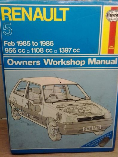 Renault 5 1985/1986  Haynes Workshop Manual