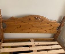 Solid Oak King Bed