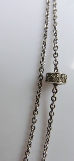 Vintage 925 Sterling Silver Ti Sento long Chain Necklace length 31" - 10,7g