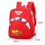 Lightning McQueen Cars Car Disney 2024 New School Bag Cute Children's Backpack Cartoon Car Backpack Casual Preschool School Bag Image 2