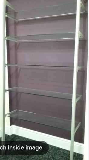 IKEA Anga wall glass TV Shelves