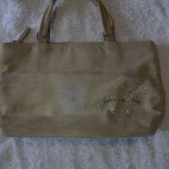 suede handbag