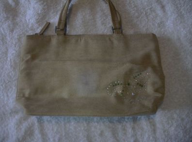 suede handbag