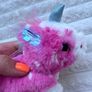 Little Live Pets Scruff-a-lots Cutie Cuts Series 2 Pink Unicorn Soft Plush approx. 11 cm. Used Please see photos Image 9