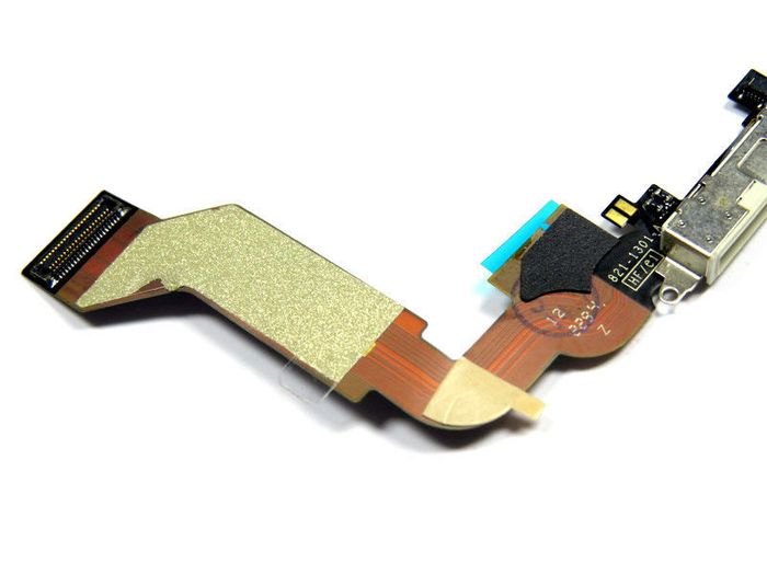 iPhone 4S Replacement Charging Dock Port Connector Flex Cable and Mic White