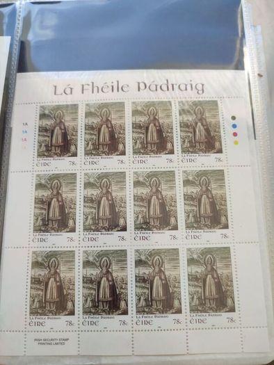stamps first day covers in anpost albums