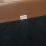 Cassina Brown leather Foot stool Image 2