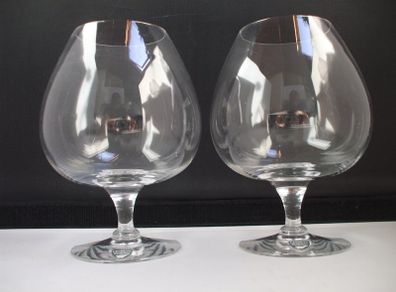 SALE!  ORREFORS Sweden Whiskey / Brandy / Cognac Clear Crystal Snifter Glasses - set of 2