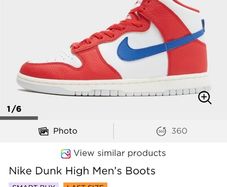 Nike men's Dunk high tops
