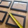 Selection of black photo frames Image 8