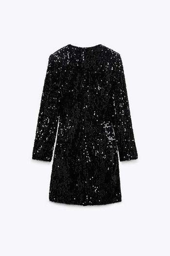 Zara Velvet Blazer Dress